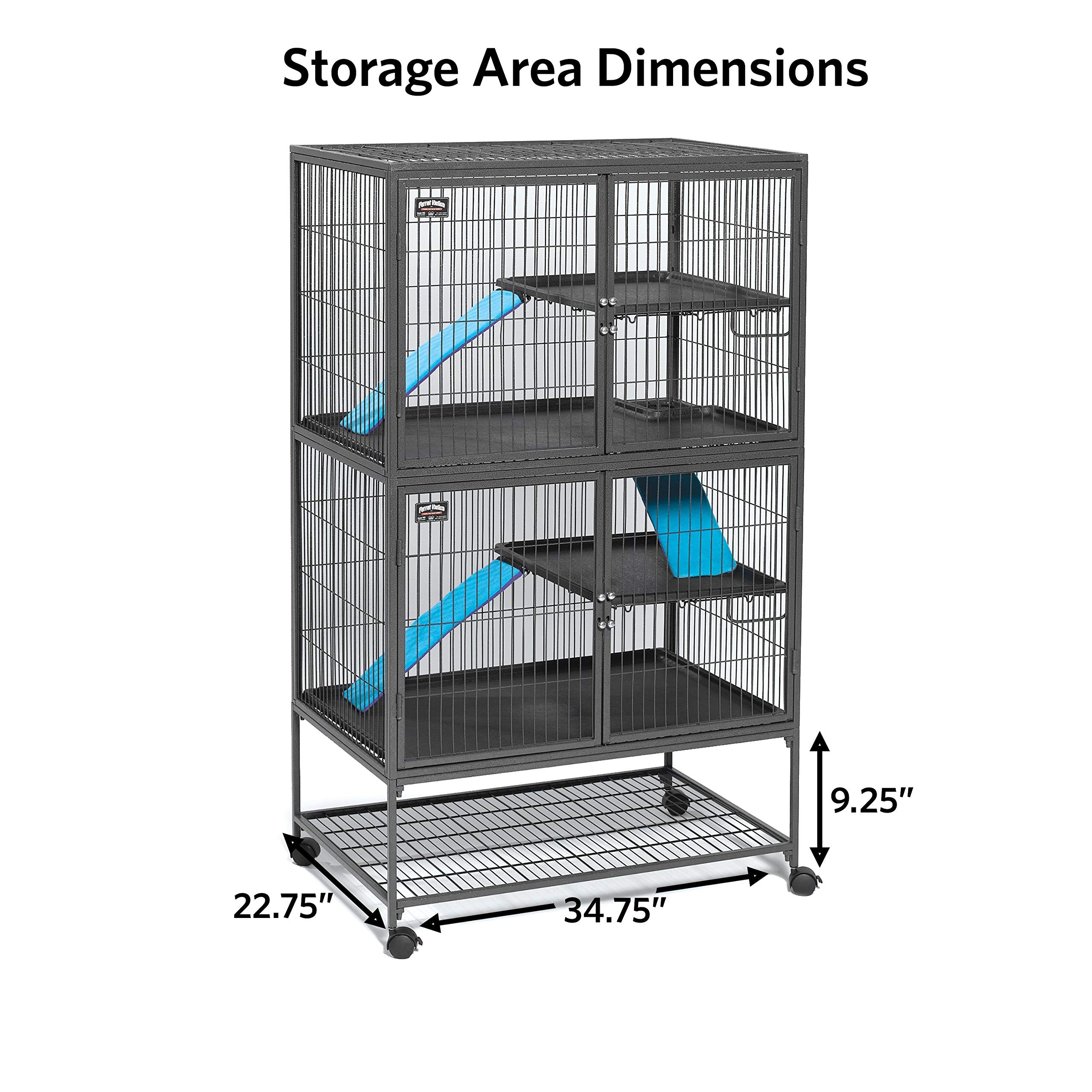 Midwest Homes For Pets 182 Ferret Nation Double Story Unit, 1-Year Manufacturer Warranty